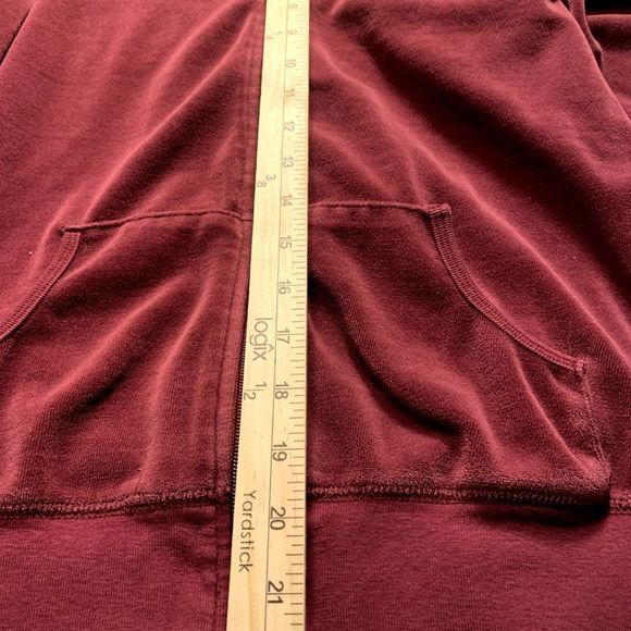 Reflex red velvet zip up size 3XL - Picture 7 of 9